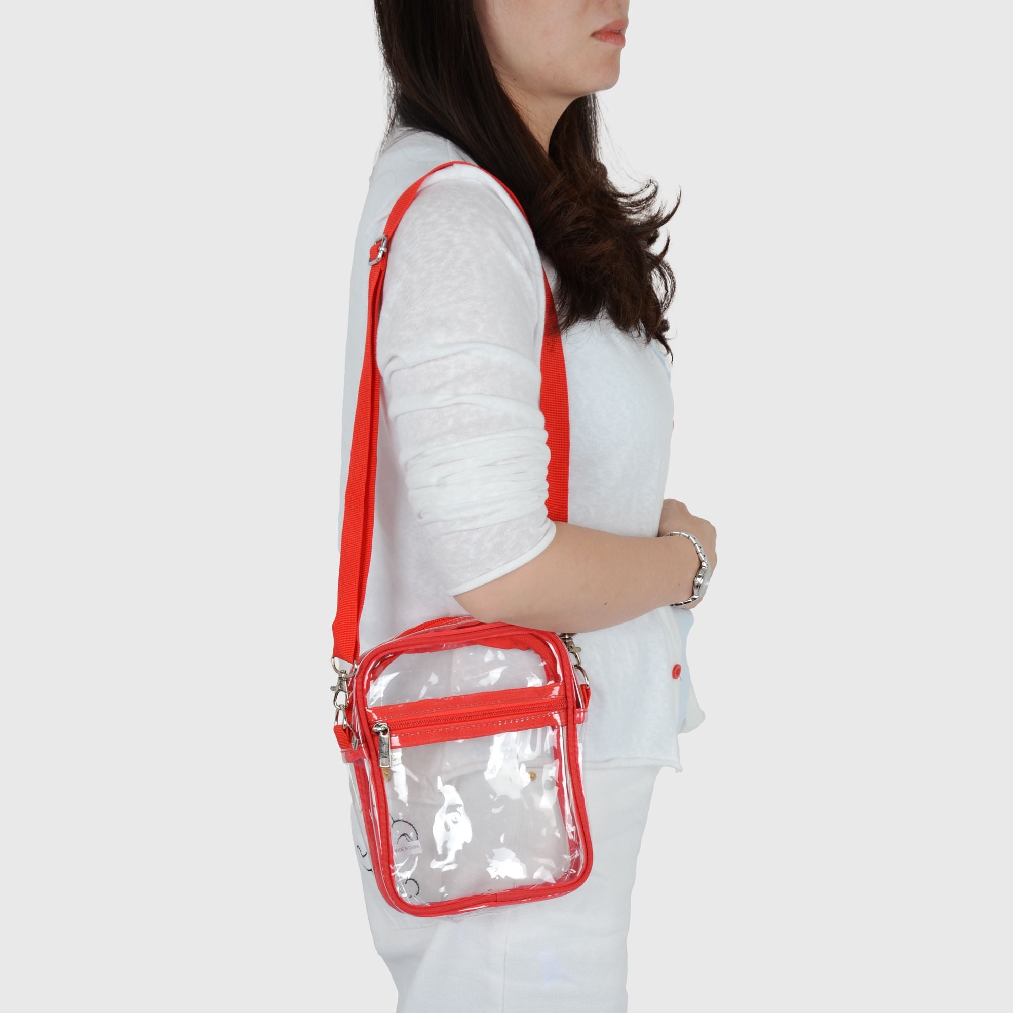 Anna-Kaci Sleek Clear Women's Shoulder Bag