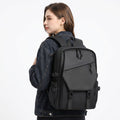 Multi-Pocket Utility Backpack with Buckle Straps, Side Pockets and Padded Shoulder Straps