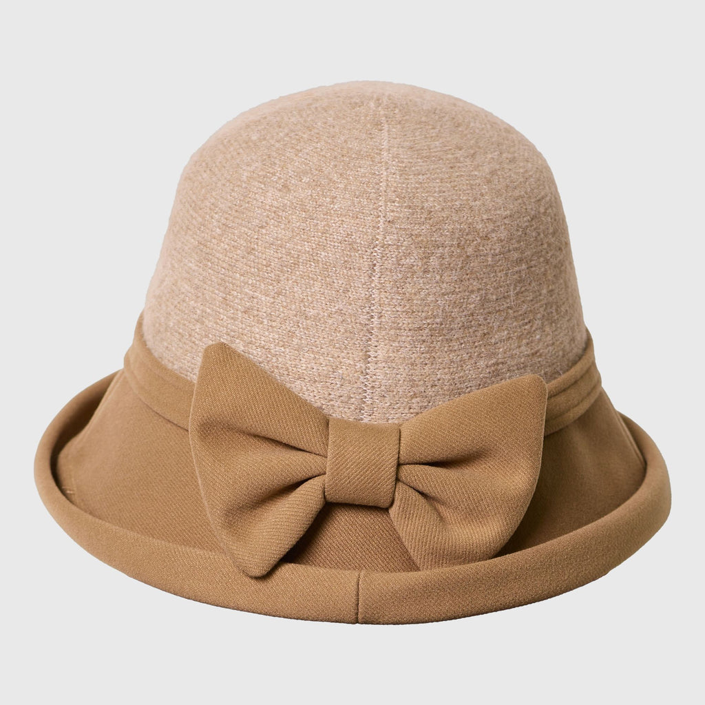 Anna-Kaci Women's Bow-Accented Cloche Hat