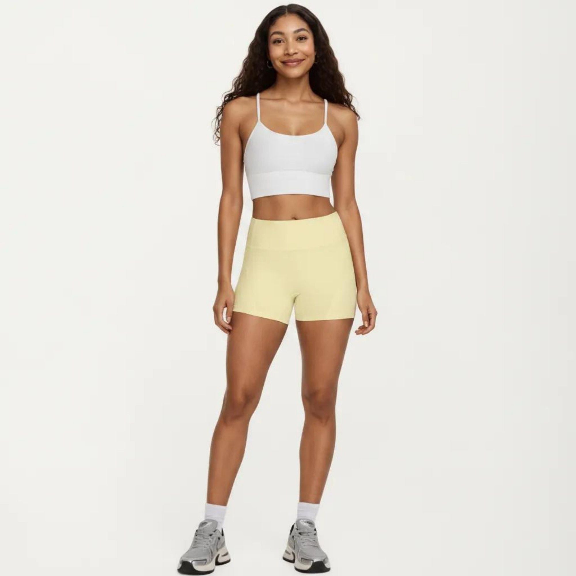 Anna-Kaci Active Women's High Waist Biker Shorts with Side Pockets and Smooth Stretch Fit