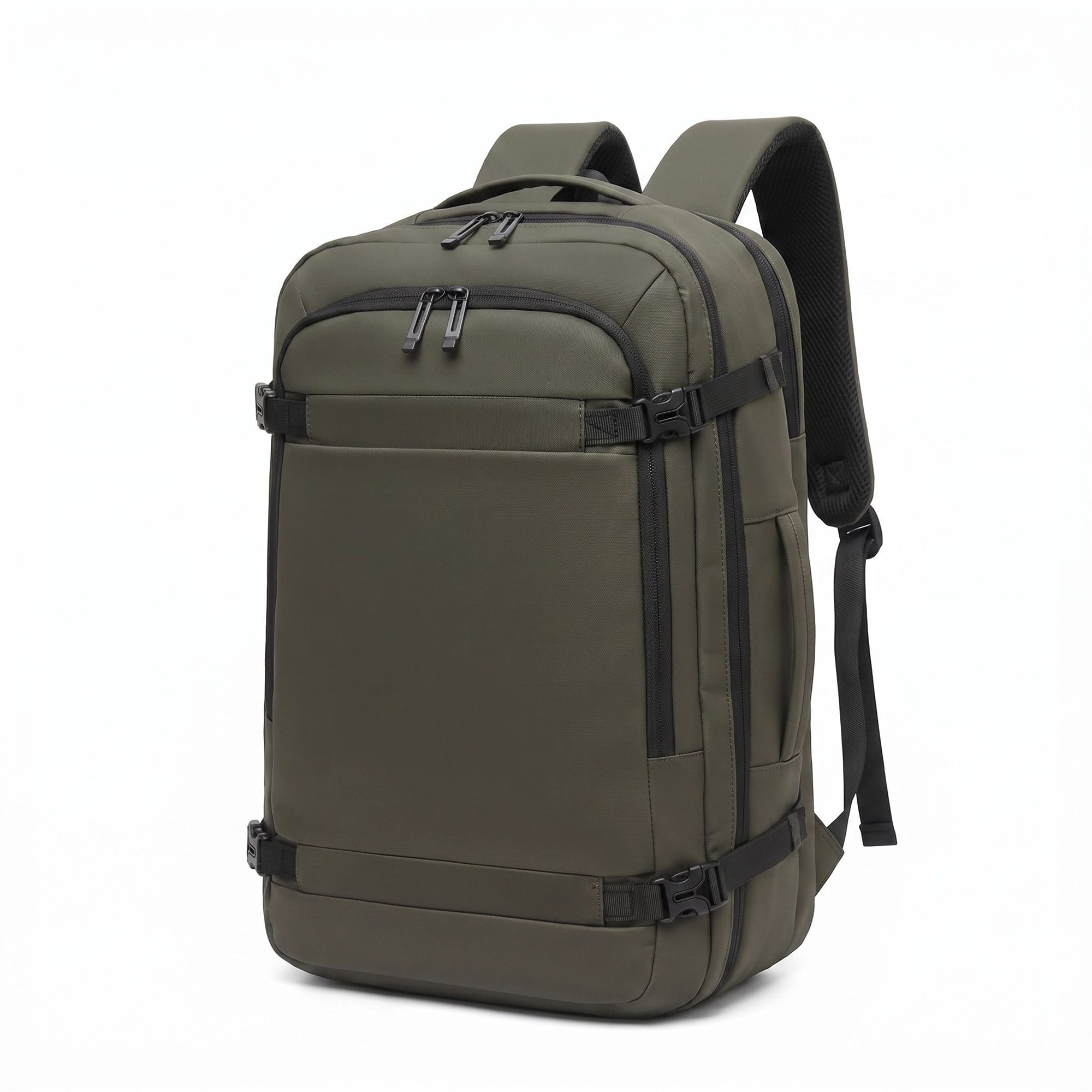 Large Travel Backpack with Compression Straps Multiple Compartments and Padded Shoulder Straps