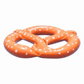 Inflatable Pretzel Pool Float Novelty Ring Float Durable PVC Water Float for Pool Beach Lake 94.5x57x57in