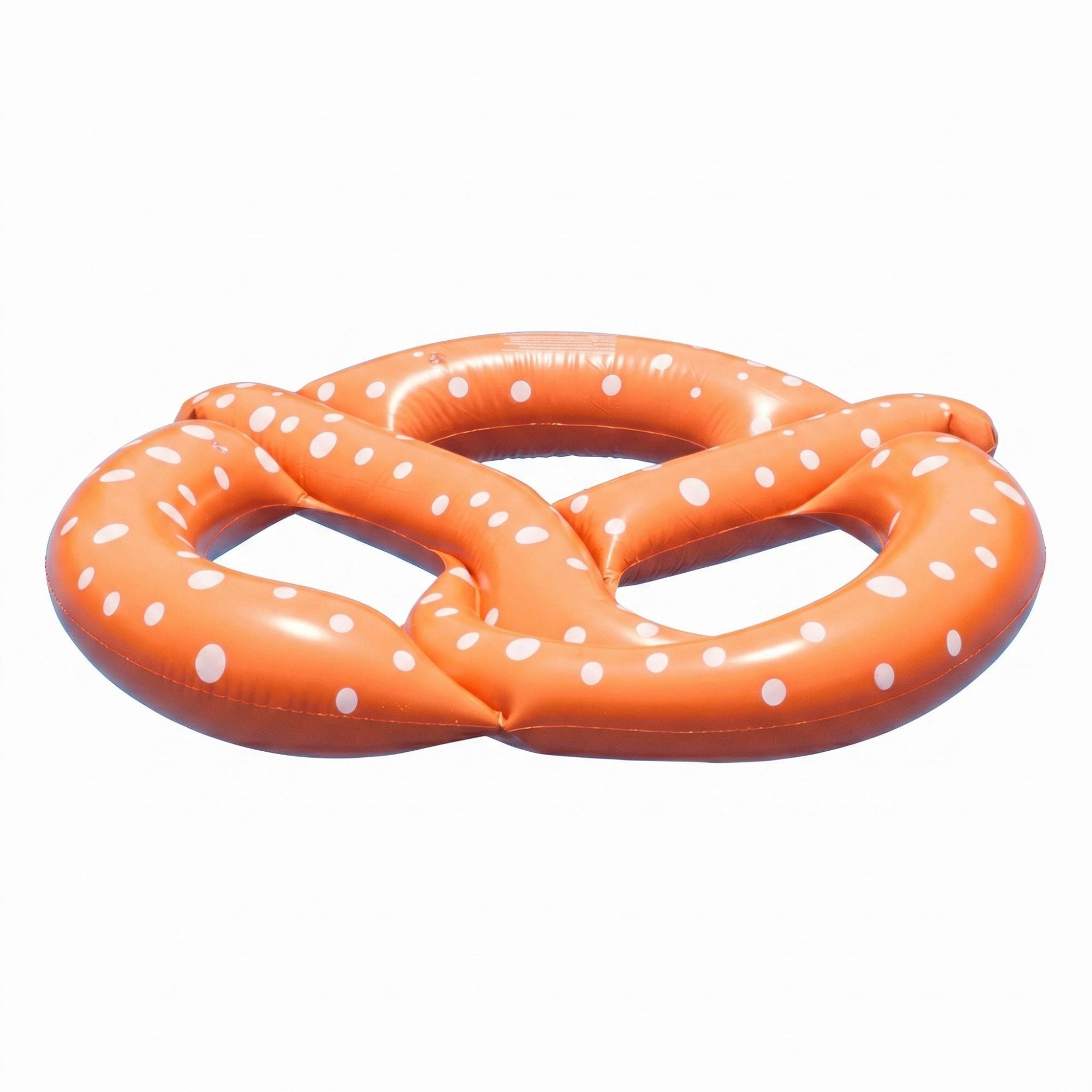 Inflatable Pretzel Pool Float Novelty Ring Float Durable PVC Water Float for Pool Beach Lake 94.5x57x57in