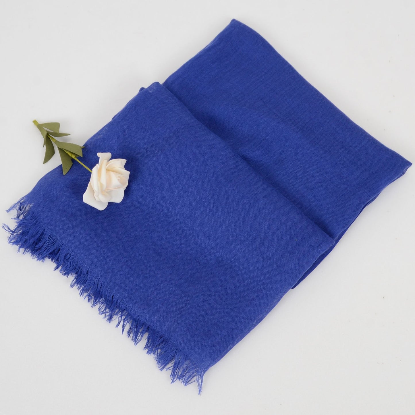 Anna-Kaci Lightweight Solid Cotton Linen Scarf Large Long Gauze Beach Wrap Shawl 78 Inches