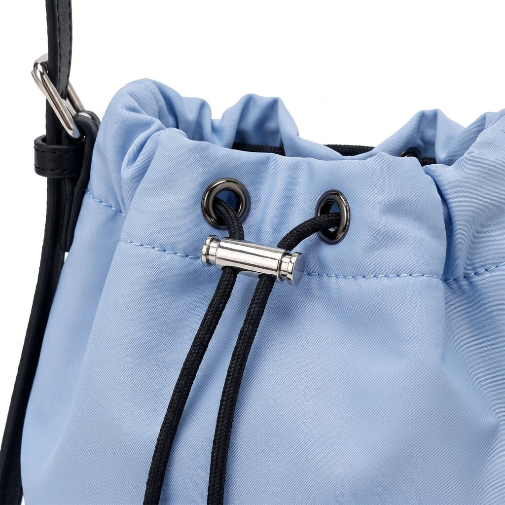 Drawstring Bucket Crossbody Bag with Adjustable Shoulder Strap