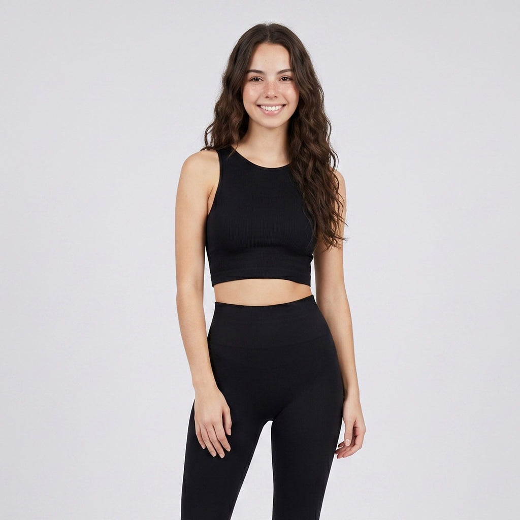Anna-Kaci Women's High Waist Leggings with Back Contour Seam and Smooth Stretch Fit