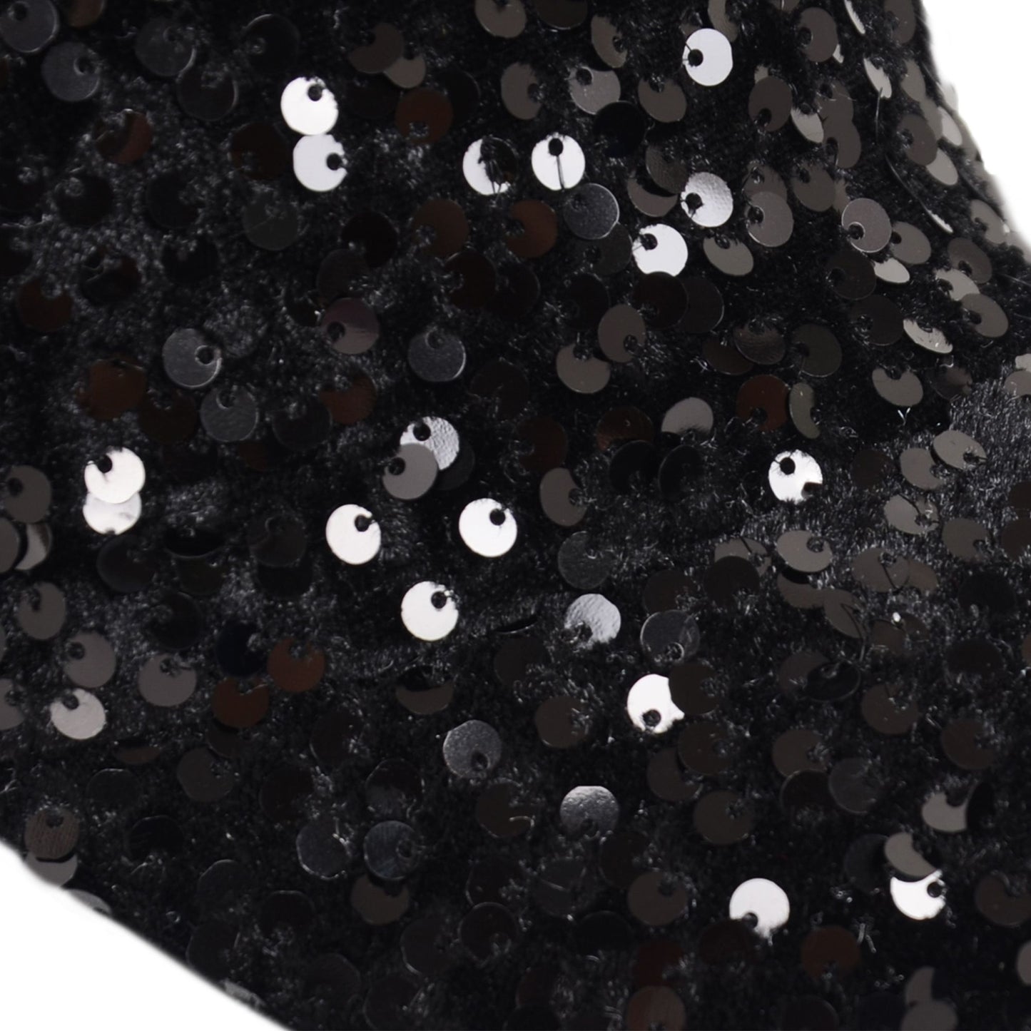 Anna-Kaci Women's Sparkly Sequin Baseball Cap Messy Low Bun Ponycap Velvet Mesh Trucker Hat