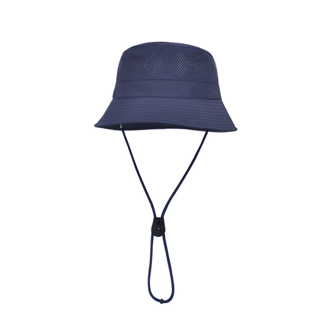 Anna-Kaci Lightweight Packable Bucket Hat with Ventilated Crown Chin Strap and Adjustable Fit for Travel Hiking and Outdoor Use