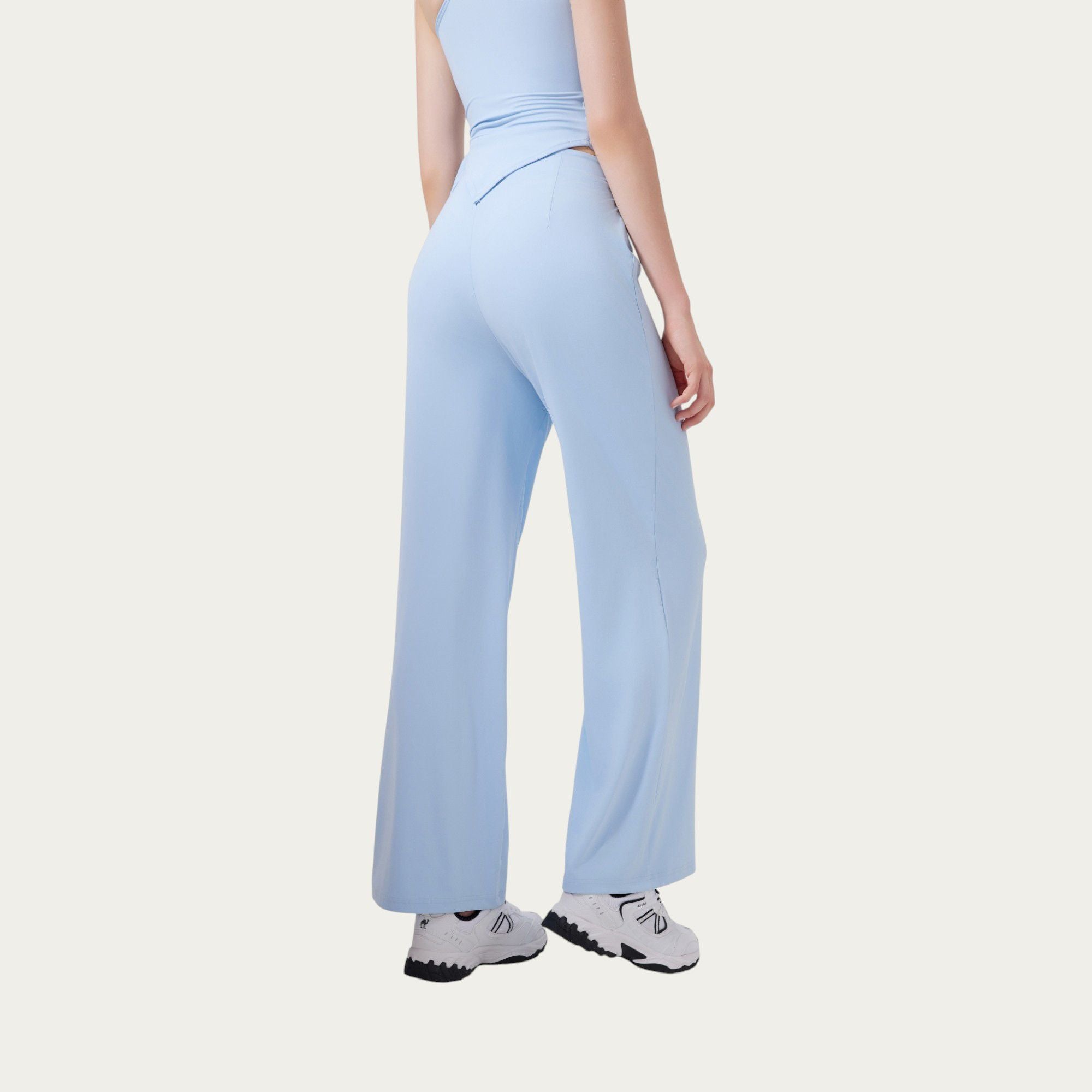 Anna-Kaci Active Women's High Waist Drawstring Wide Leg Sweatpants with Relaxed Fit