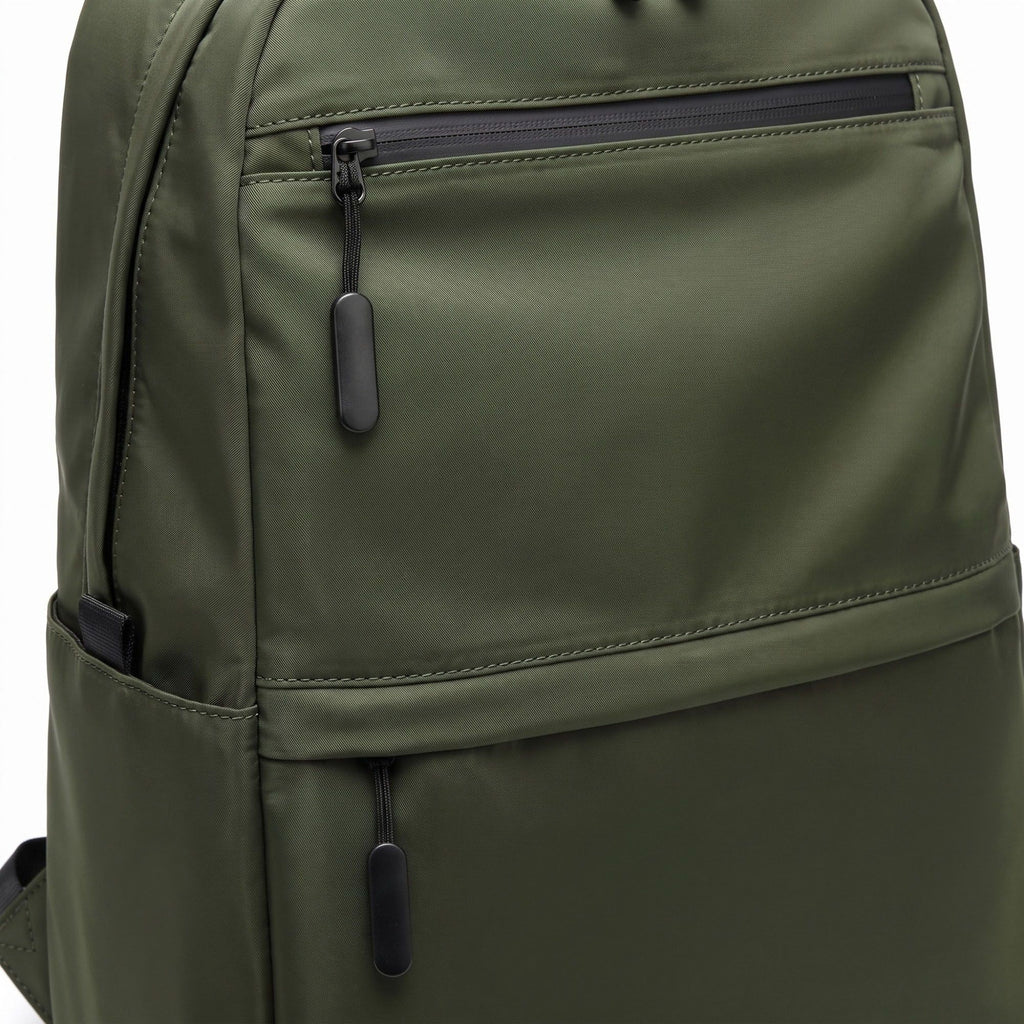 Multi-Pocket Commuter Backpack with Padded Shoulder Straps, Front Zip Pockets and Top Handle