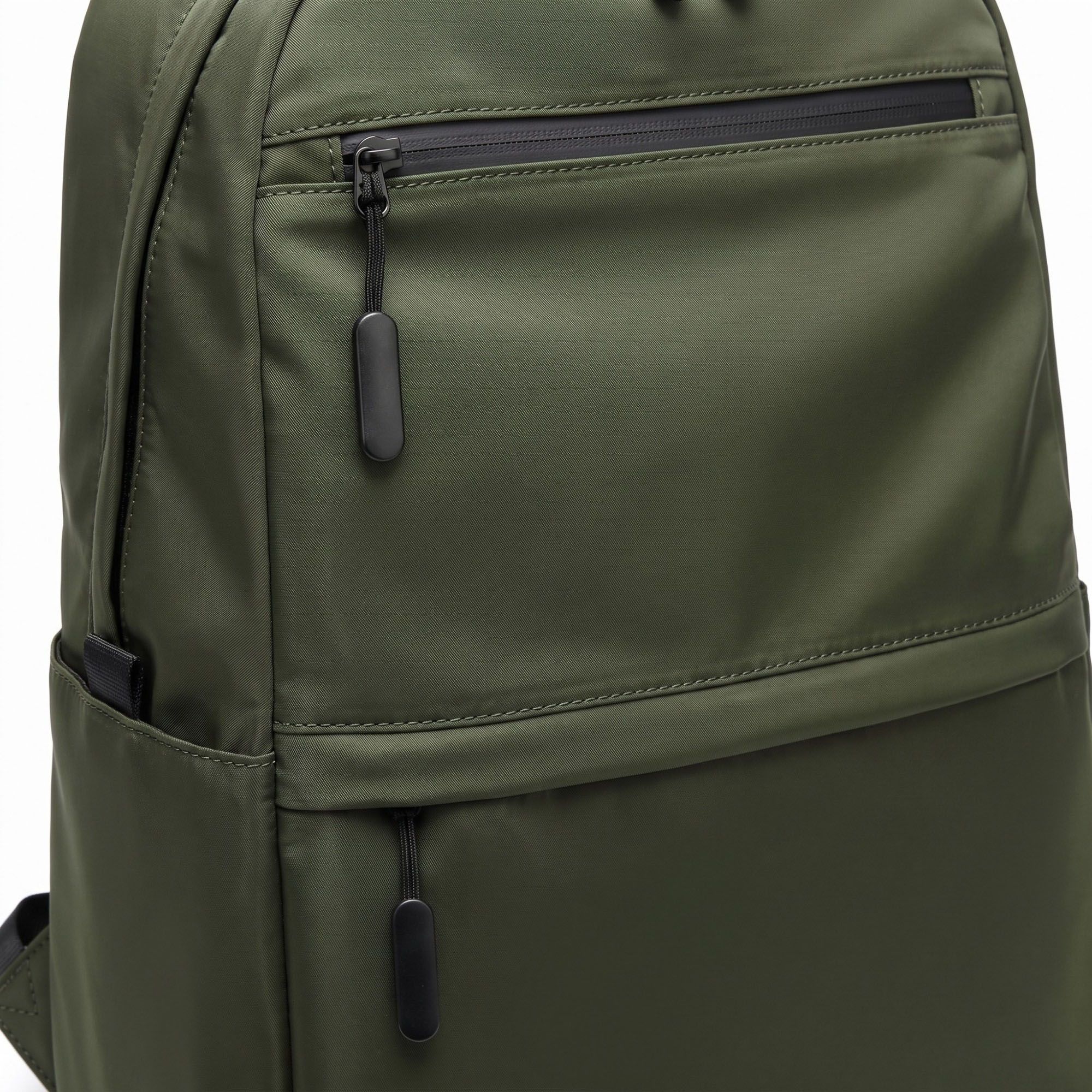 Multi-Pocket Commuter Backpack with Padded Shoulder Straps, Front Zip Pockets and Top Handle