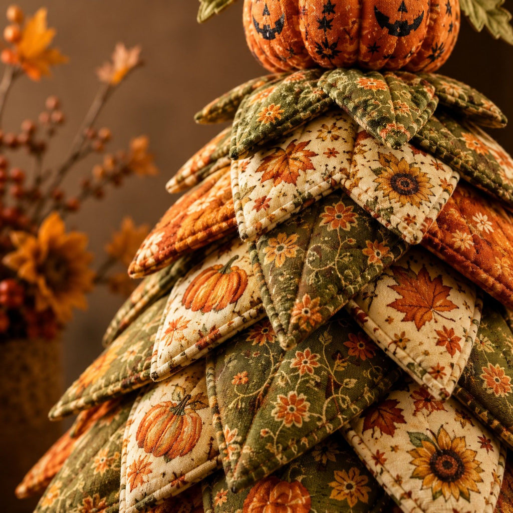 Handmade Halloween Witch Tree Sewing Kit DIY Fabric Holiday Decoration