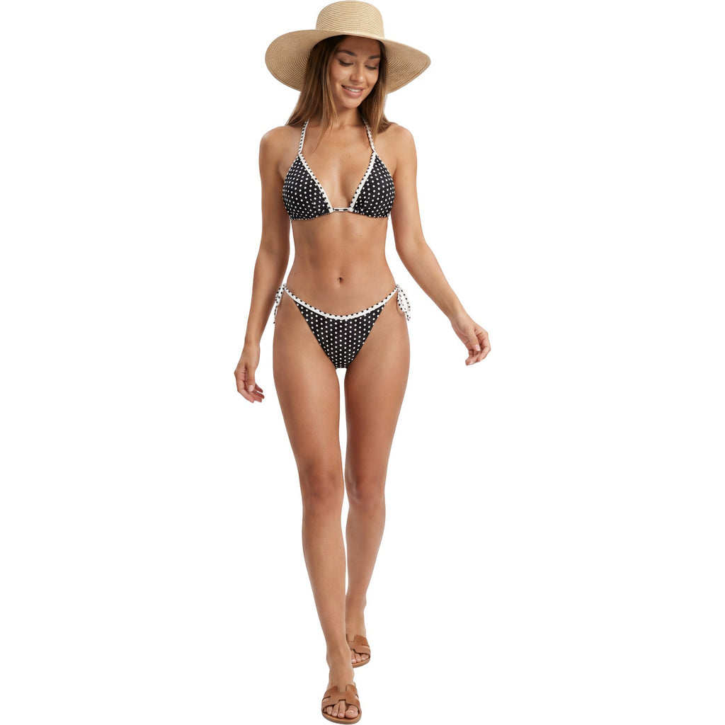 Anna-Kaci Swim Women's Polka Dot Triangle Bikini Set