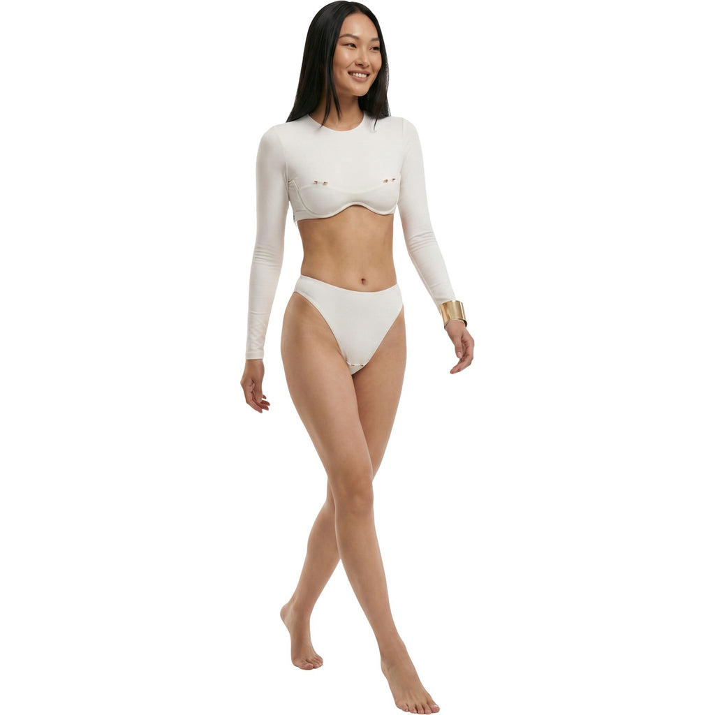 Anna-Kaci Swim Women's Ruched Detail Bikini Set
