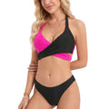 Anna-Kaci Swim Women's High Waisted Patterned Bikini Set