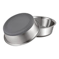 Anna-Kaci 2 Pack Stainless Steel Dog Bowls with Non-Slip Base, Durable Pet Feeding Bowls