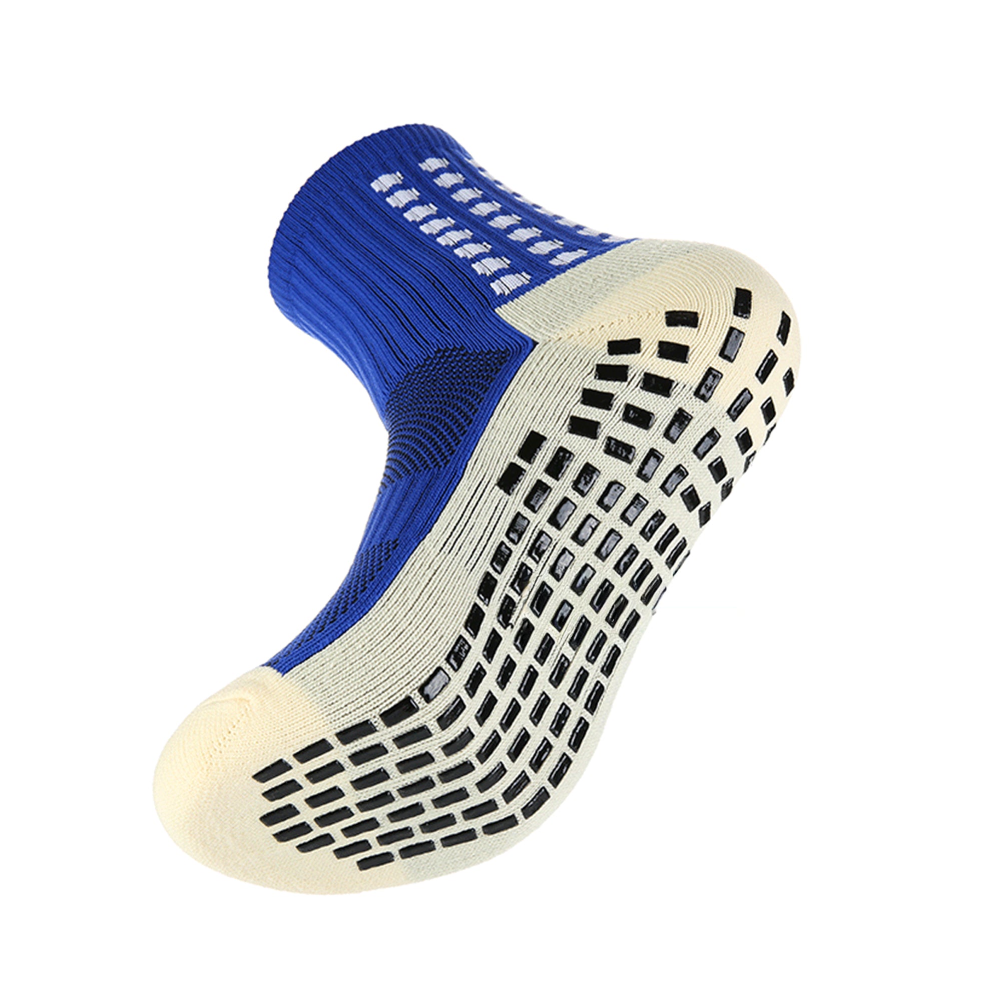 Anna-Kaci Unisex Non Slip Grip Athletic Socks Breathable Soccer Training Sports Socks 2 Pack