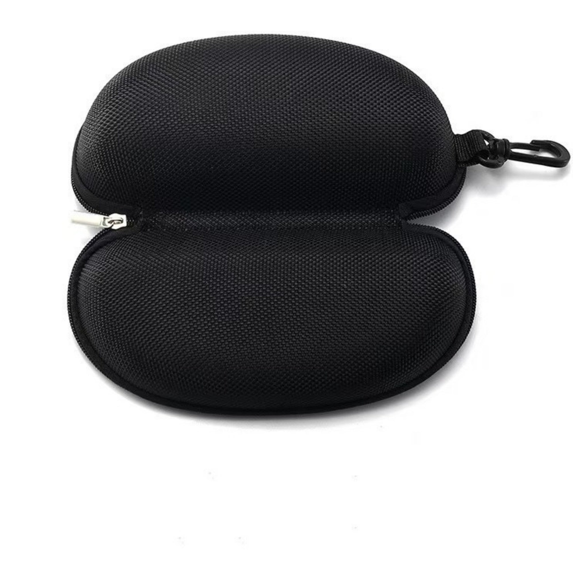 Anna-Kaci 3 Pack Hard Shell Eyeglasses Case with Zipper Closure and Clip Protective Sunglasses Storage