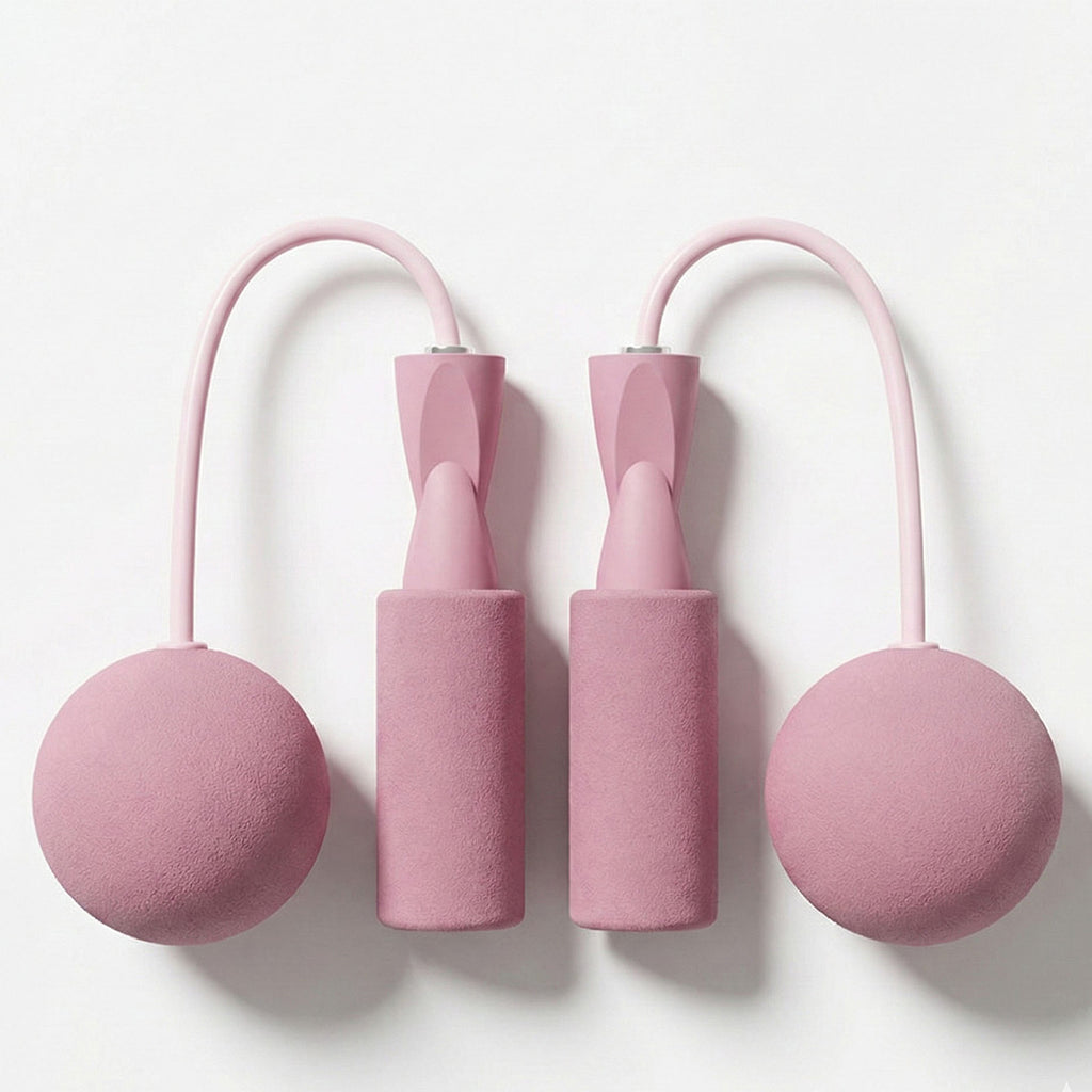 Anna-Kaci 2-PC Weighted Jump Rope for Cardio Endurance and Strength Training