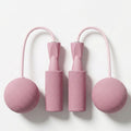 Anna-Kaci 2-PC Weighted Jump Rope for Cardio Endurance and Strength Training