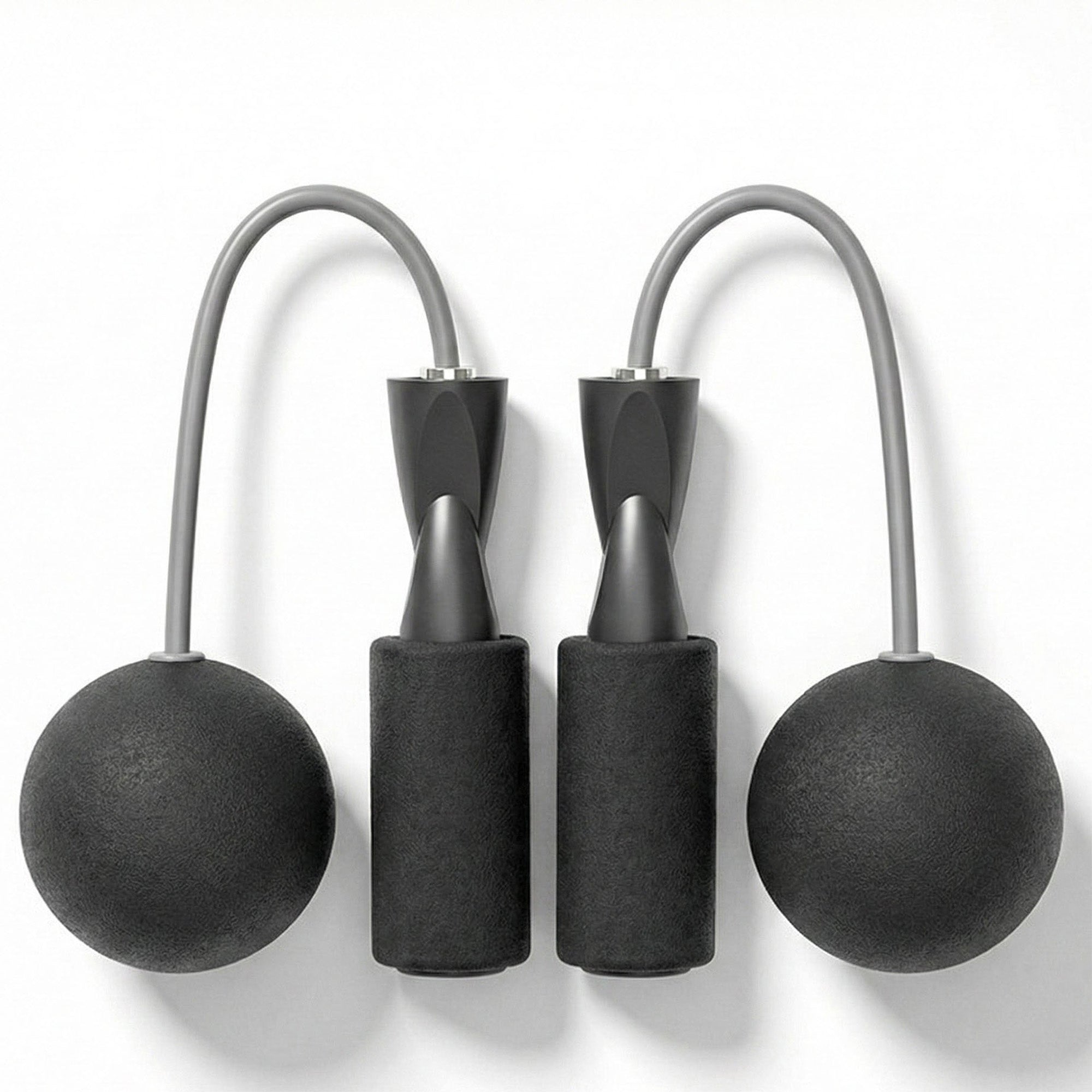 Anna-Kaci 2-PC Weighted Jump Rope for Cardio Endurance and Strength Training