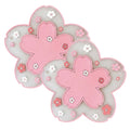 Anna-Kaci 2-PC Cherry Blossom Flower Shaped Decorative Coaster Mat