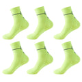 Anna-Kaci Women's 6pk Professional Athletic Socks - Ankle-Length Sports Socks with Elastic Cuff & Reinforced Design for Running & Gym