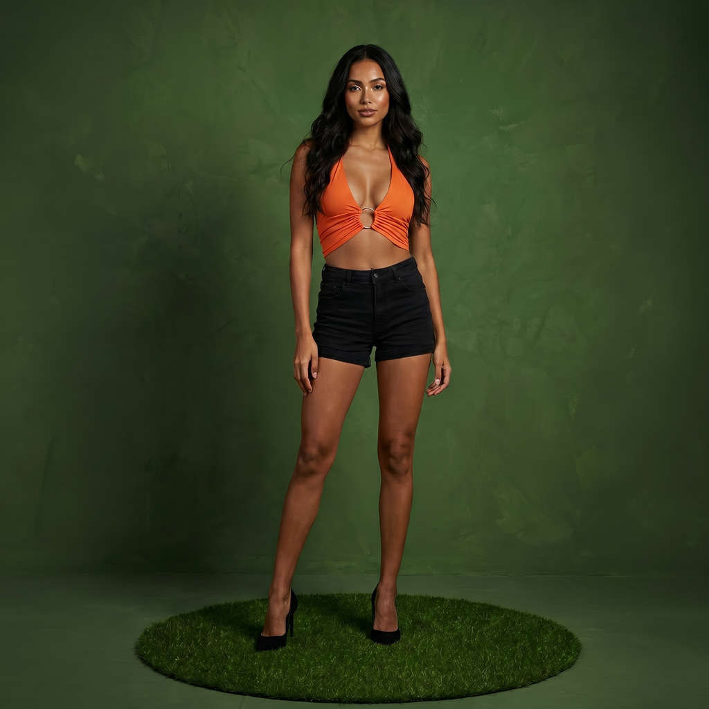 American Flag Halterneck Tube Top