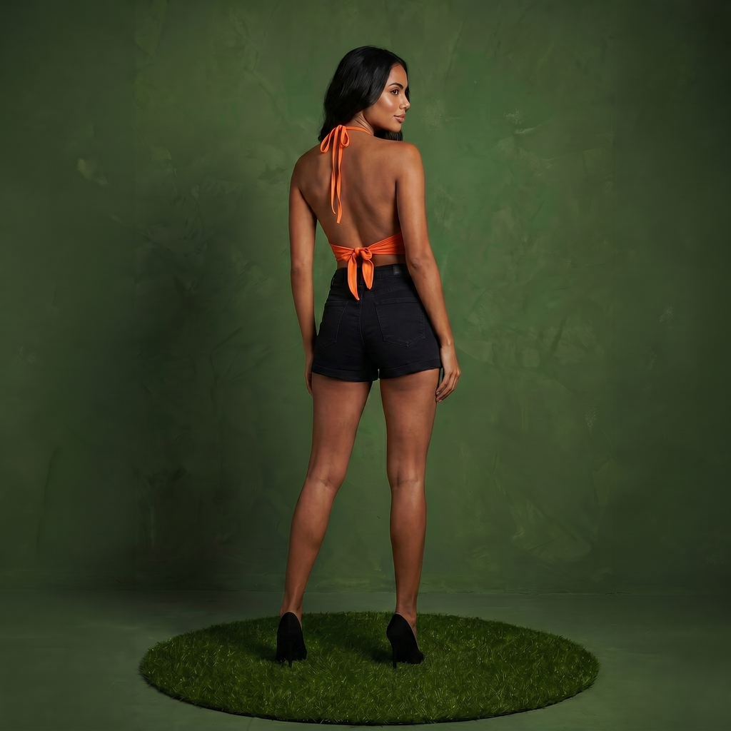 American Flag Halterneck Tube Top