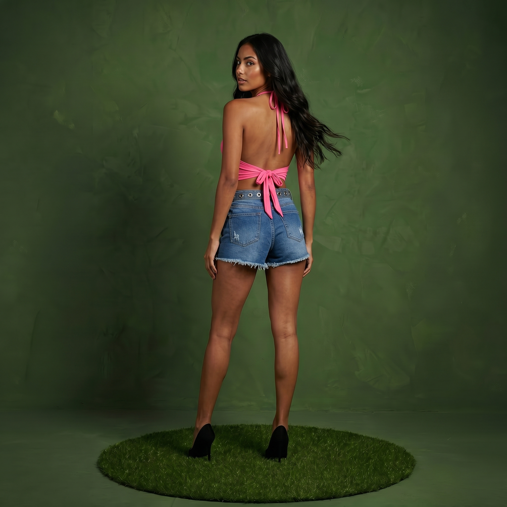 American Flag Halterneck Tube Top