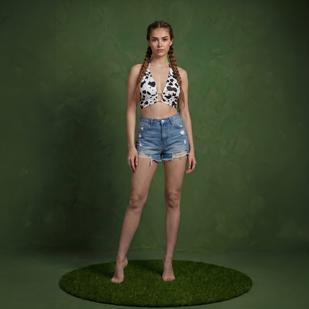 American Flag Halterneck Tube Top