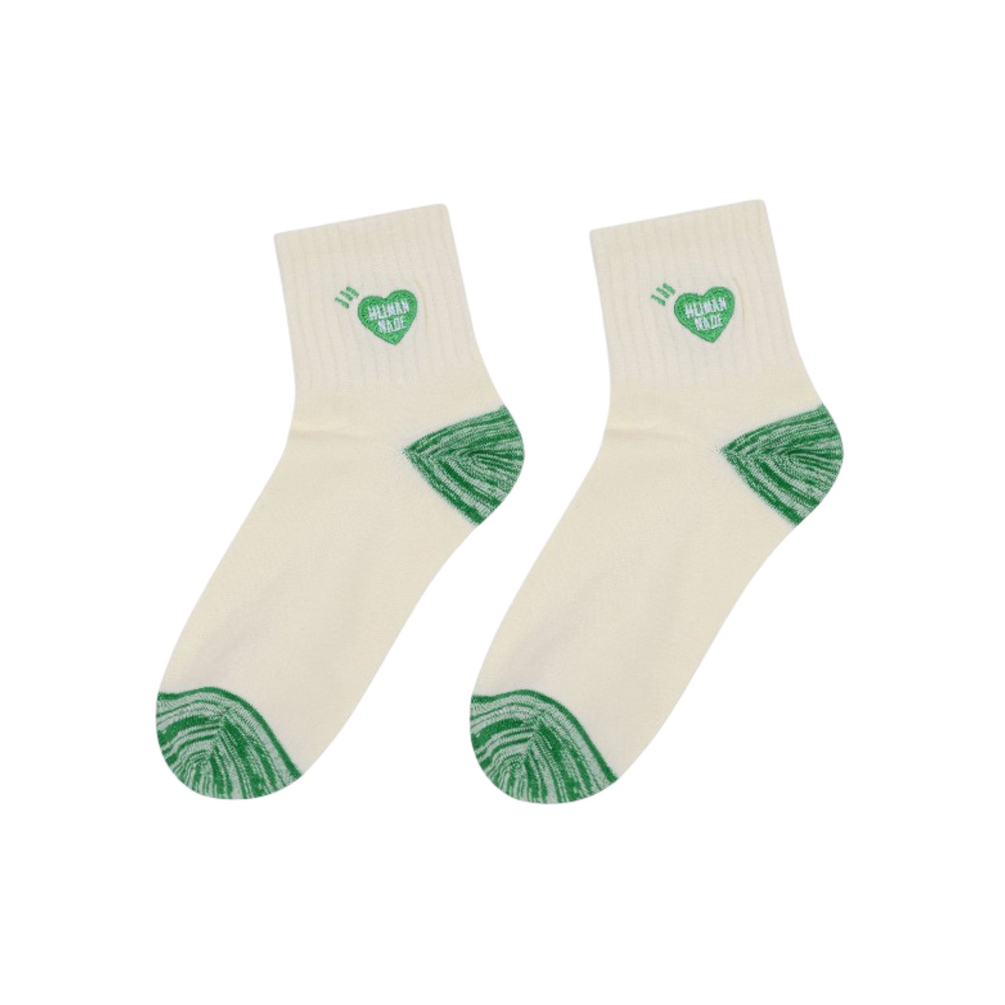 Anna-Kaci 2-Pack Cotton Valentine Heart Embroidered Socks Casual Colorful Socks