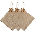 Soft Absorbent Hanging Washcloths 3 Pack Reusable Textured Cleaning Cloths