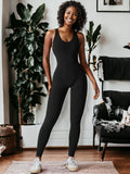 Traje de yoga de una pieza ajustado y muy elástico