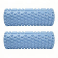 Anna-Kaci 2-PC Textured Foam Roller for Deep Tissue Muscle Recovery and Mobility