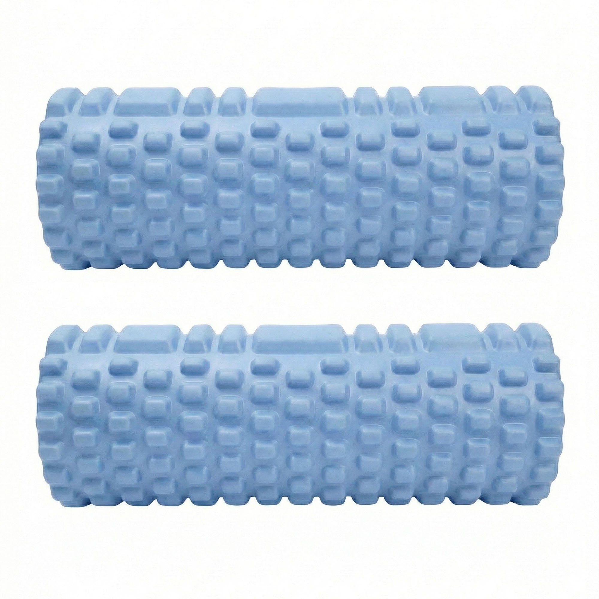 Anna-Kaci 2-PC Textured Foam Roller for Deep Tissue Muscle Recovery and Mobility
