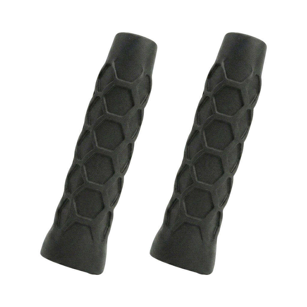 Anna-Kaci Anti Slip Racket Handle Grip Sleeve 2 Pack Shock Absorbing Non Slip Grip Cover for Tennis Badminton Pickleball 1.7x5.2in