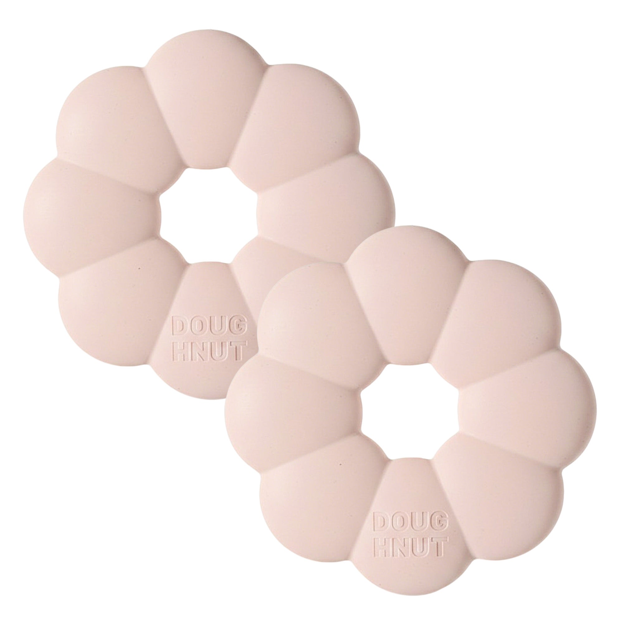 Anna-Kaci 2-PC Flower Shaped Silicone Cup Coaster with Heat Resistant Non Slip Design