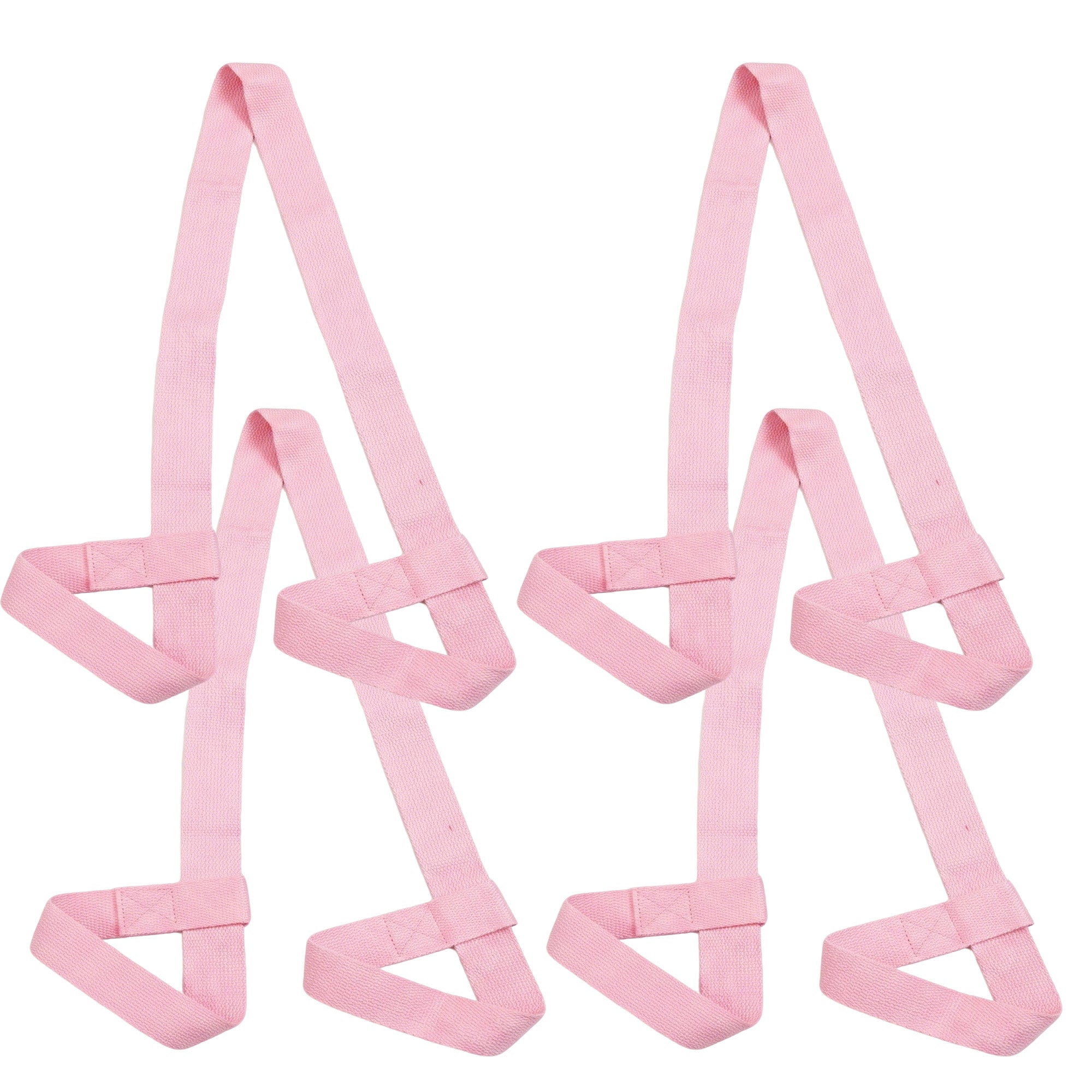 Anna-Kaci 4-PC Stretch Strap with Foot Loops Adjustable Yoga Exercise Band