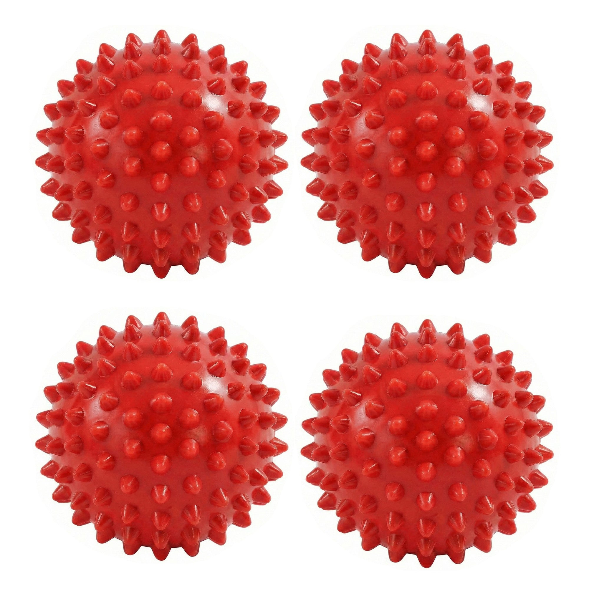 Anna-Kaci 4-PC Spiky Massage Ball for Muscle Relief and Trigger Point Therapy