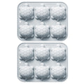 Anna-Kaci 2-Piece Turtle Silicone Baking Mold Set Nonstick Flexible Chocolate Candy Dessert Mold