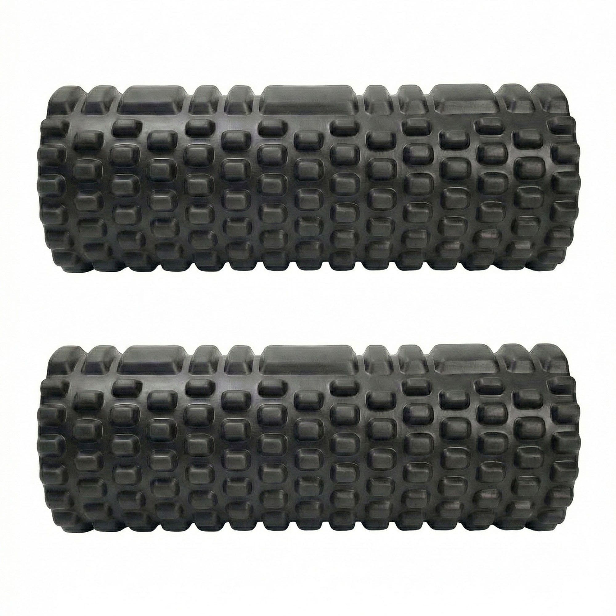 Anna-Kaci 2-PC Textured Foam Roller for Deep Tissue Muscle Recovery and Mobility