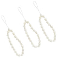 Anna-Kaci 3-PC Star Beaded Phone Charm Strap with Pearl-Style Accent Beads