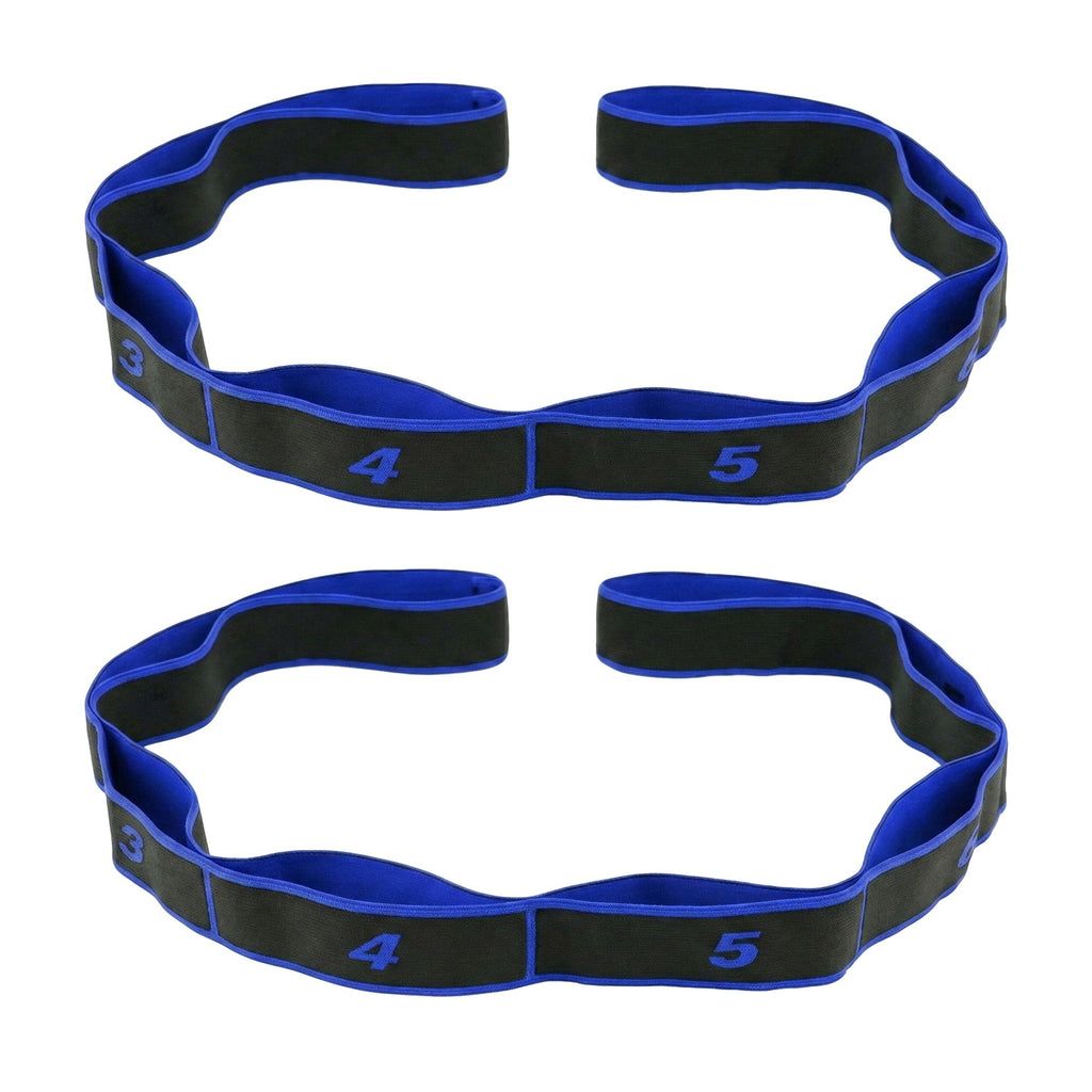 2-PC Fabric Resistance Bands Set 8 Levels Booty Exercise Loop Bands