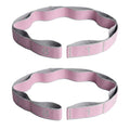 Anna-Kaci 2-PC Fabric Resistance Bands Set 8 Levels Booty Exercise Loop Bands