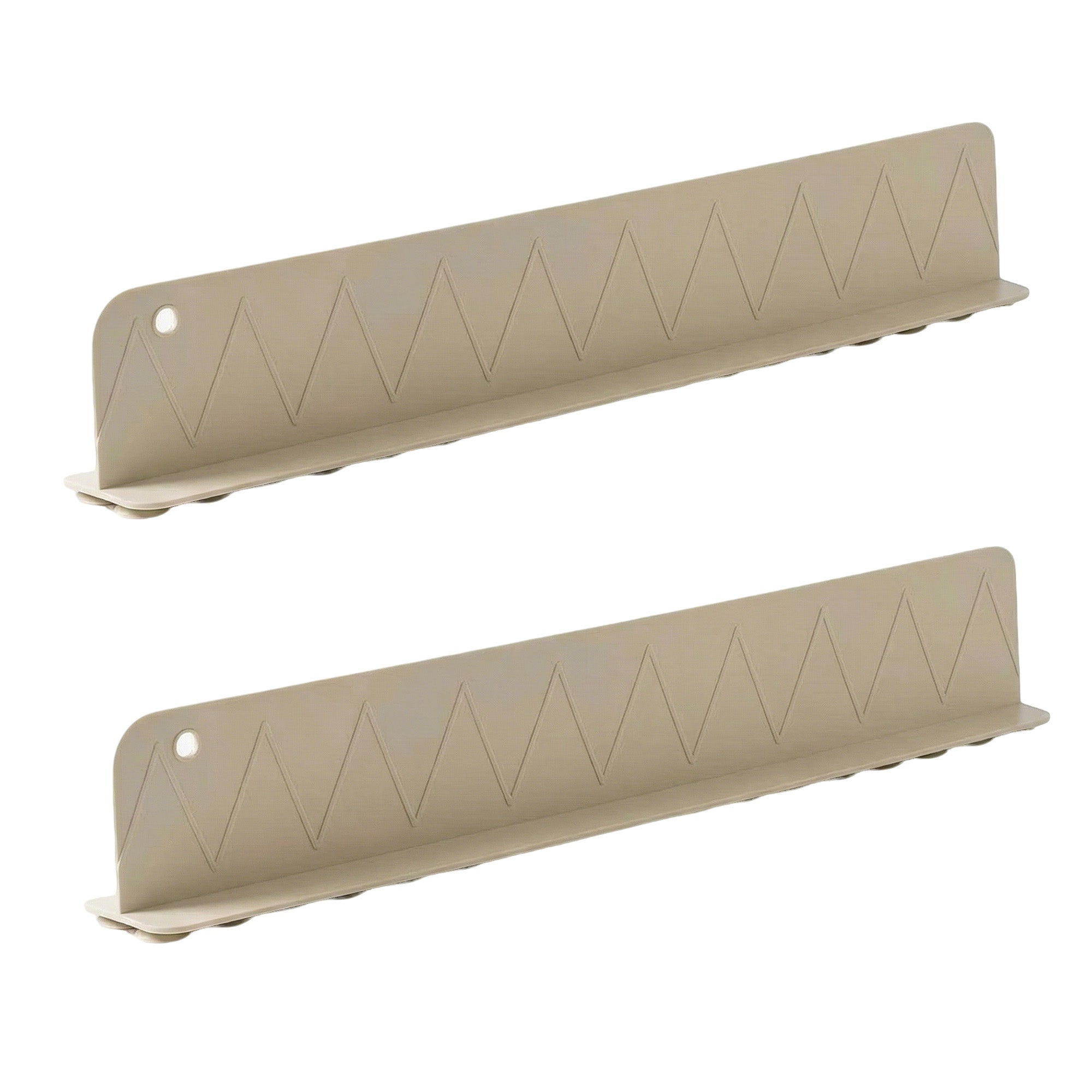 Anna-Kaci 2-PC Kitchen Sink Splash Guard Silicone Water Barrier for Faucet Anti Splash Counter Protector