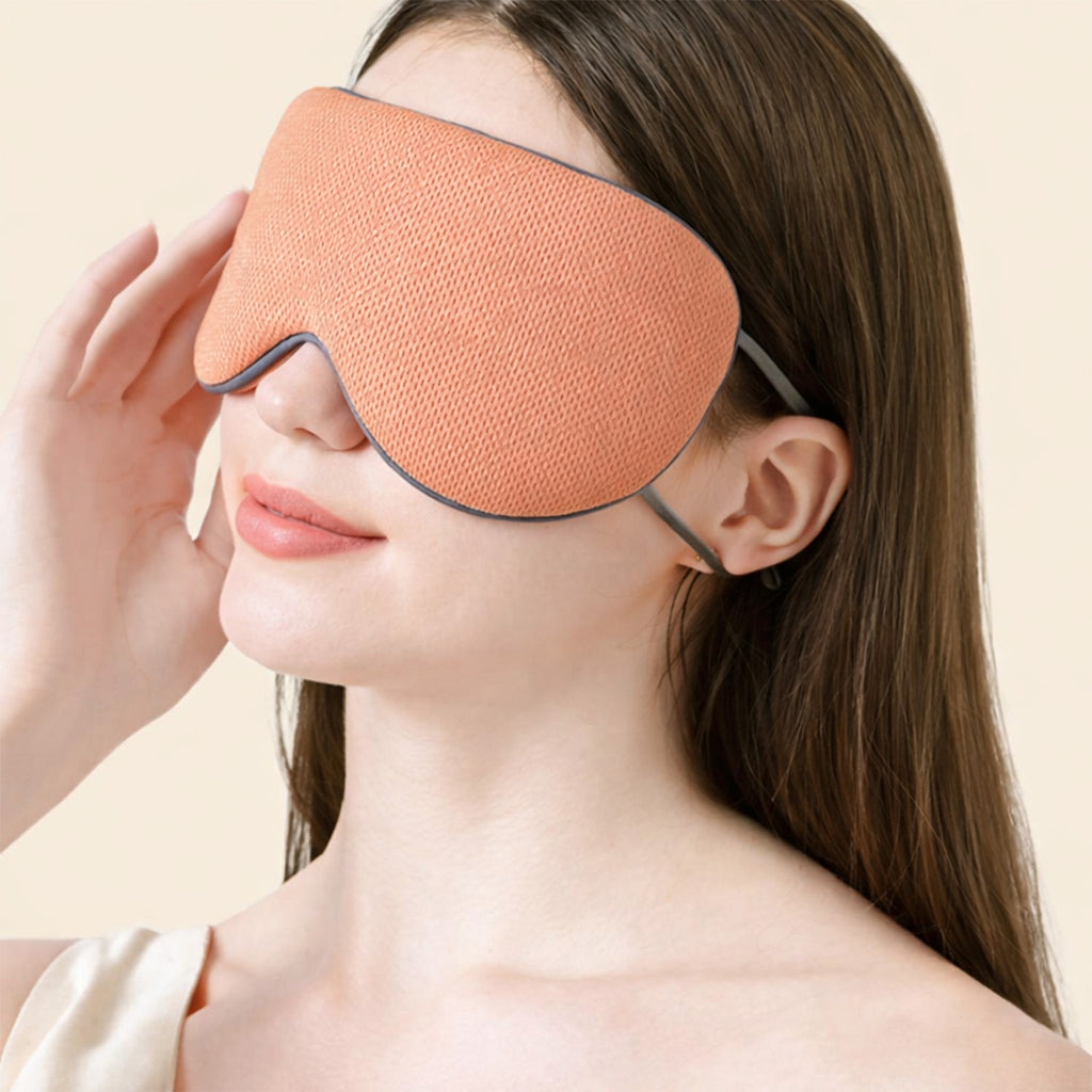 Anna-Kaci Dual-Sided Cooling and Warm Sleep Eye Mask with Adjustable Strap and Light Blocking Design