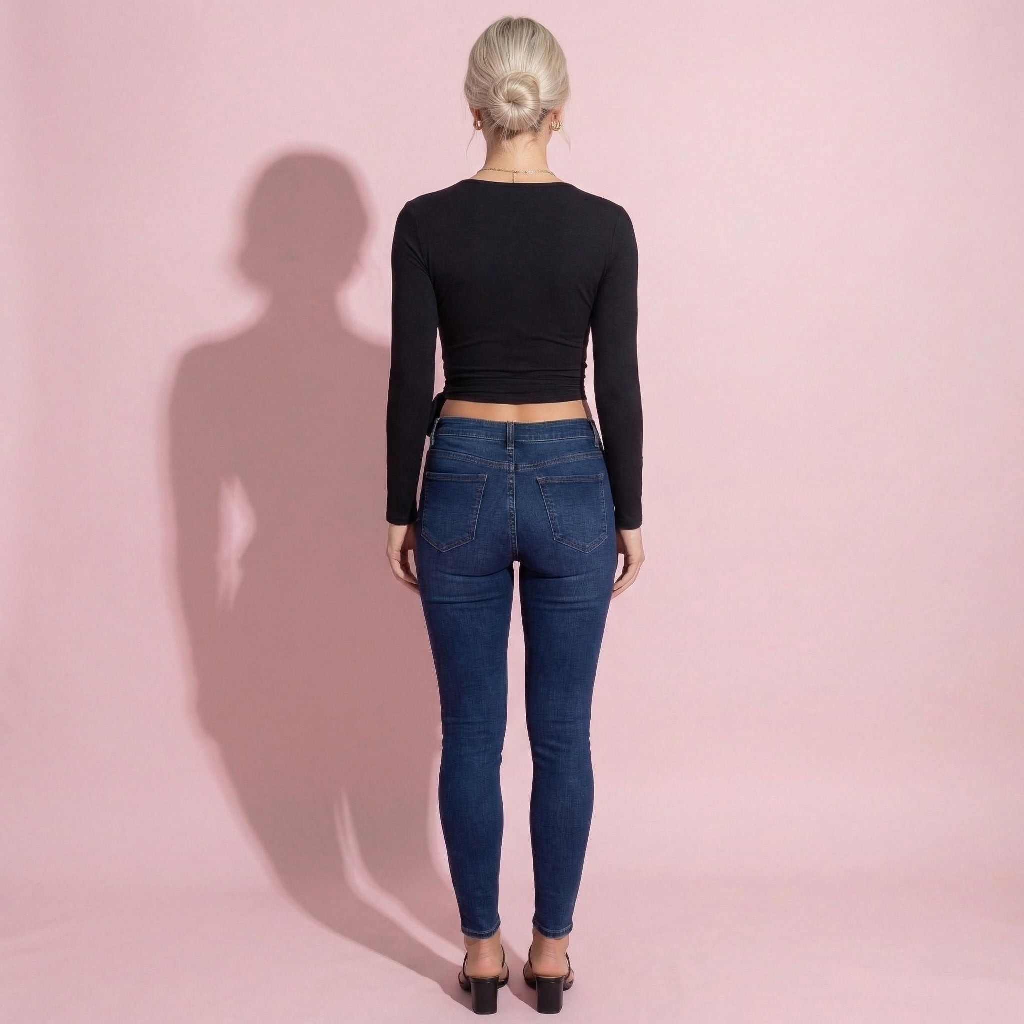 Anna-Kaci Active Women's Long Sleeve Wrap Athletic Top with Adjustable Waist Tie and Stretch Performance Fabric