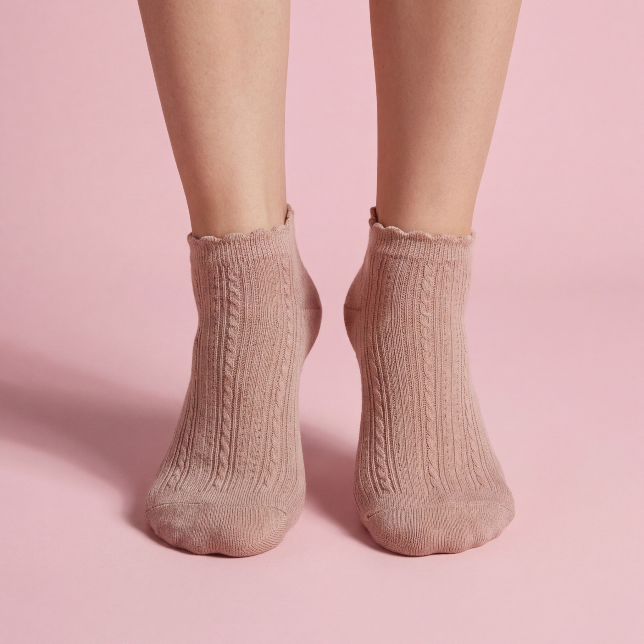 Anna-Kaci 5 Pairs Women's Ruffle Cuff Lace Knit Ankle Socks Breathable Soft Stretch Fabric with Multiple Color Options