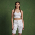High Waisted Ripped Denim Shorts